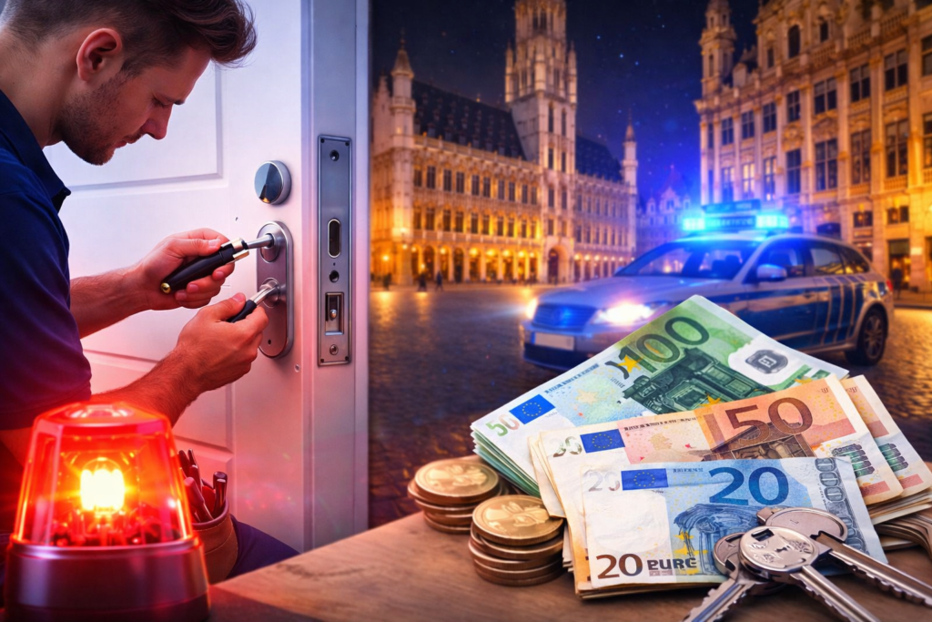 Combien coûte un serrurier en urgence à Bruxelles